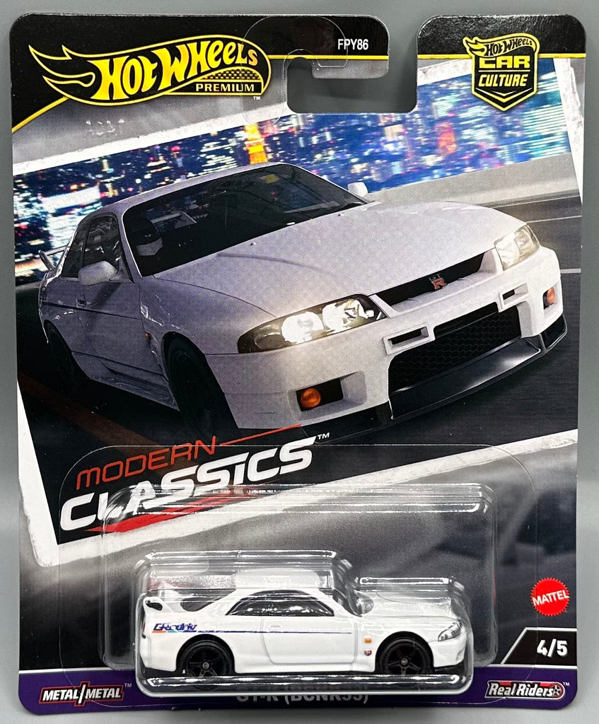 Hot Wheels 2024 Auto Cultura Classici Moderni Nissan Skyline GT-R (BCNR33) Bianc Hot Wheels 2024 Auto Cultura Classici Moderni Nissan Skyline GT-R (BCNR33) Bianc