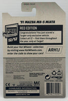Hot Wheels Target Red Edition '91 Mazda MX-5 Miata
