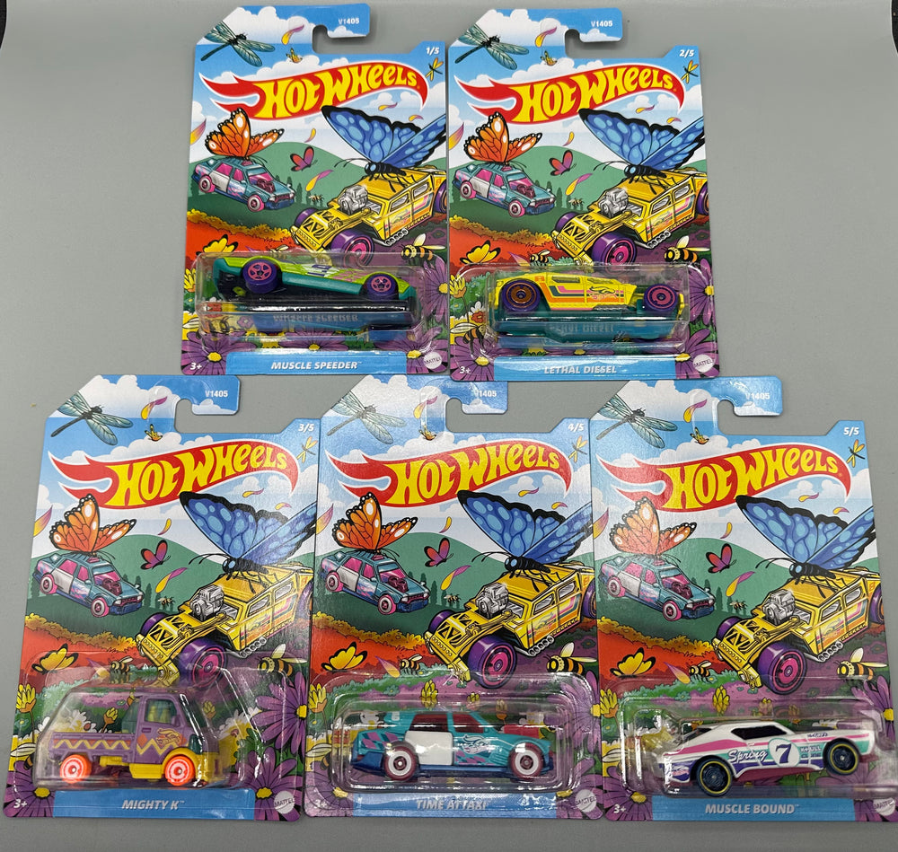 Hot Wheels Spring Series 5 Car Set