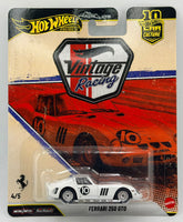 Hot Wheels Vintage Racing Ferrari 250 GTO (One Per Customer)
