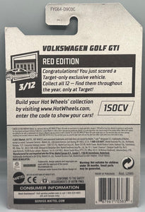 Hot Wheels Target Red Edition VW Volkswagen Golf GTi