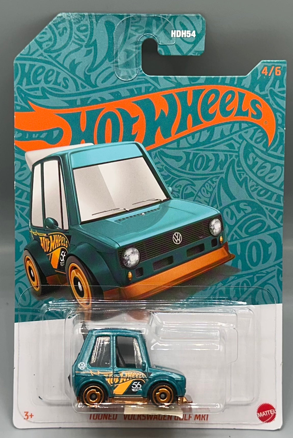 Hot Wheels 56th Anniversary Tooned VW Volkswagen Golf