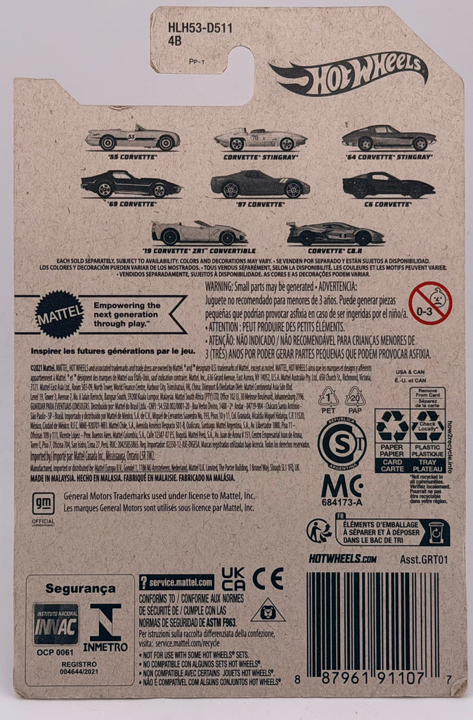Retro Rally Racing Wheels Hot Wheels Corvette Series '97 Corvette | HW Models Ltd