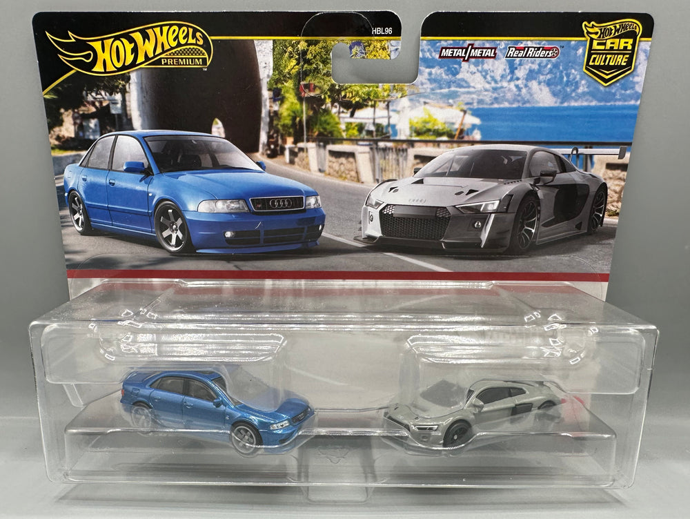 Hot Wheels 2 Pack Audi R8 LMS & Audi S4 Quattro