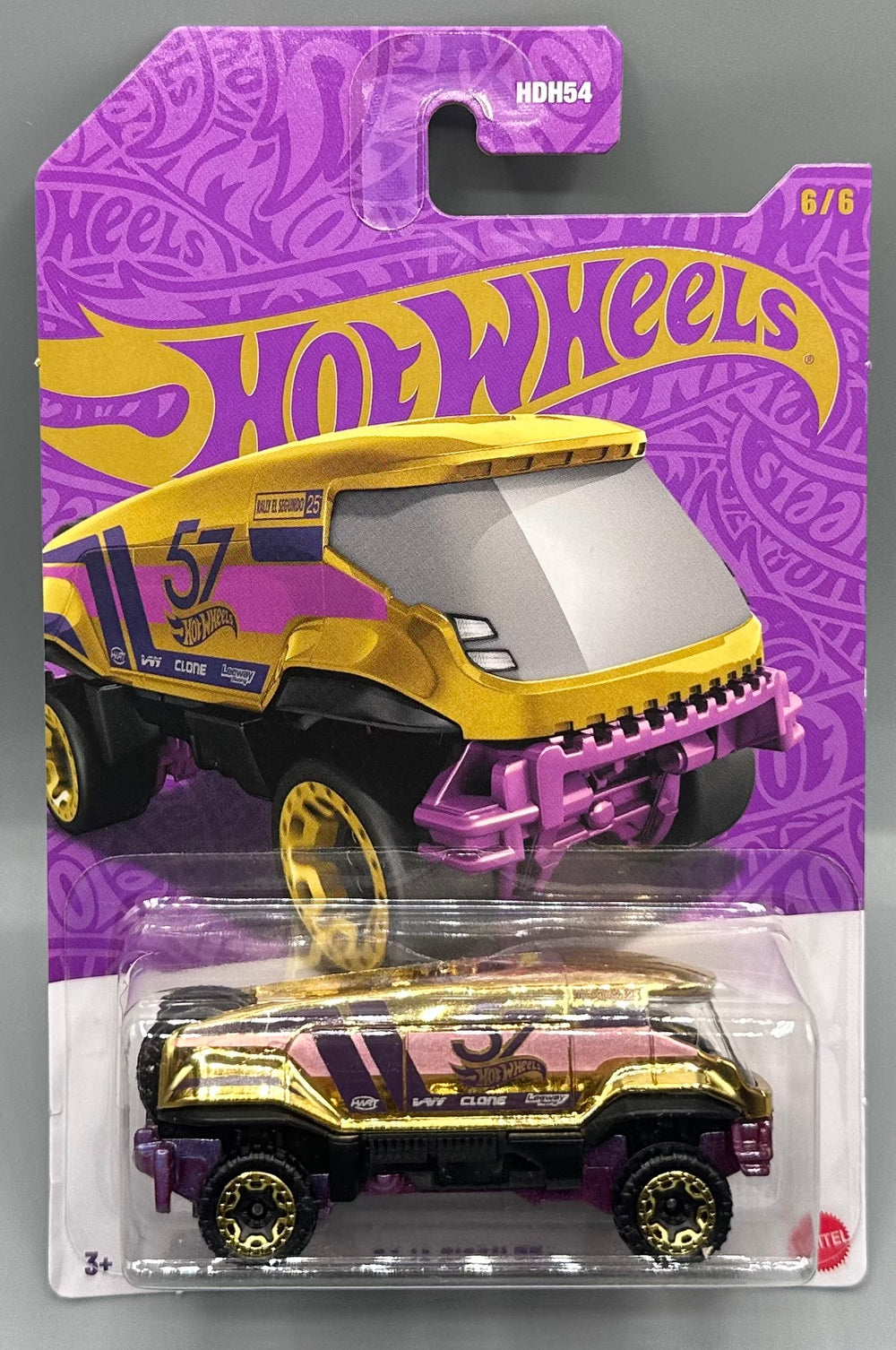 Hot Wheels Pearl & Chrome 57th Anniversary Baja Bison T5 Chase Car