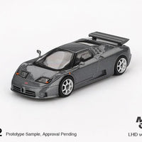 Mini GT 1002 Bugatti EB110 Super Sporrt Grigio Scura