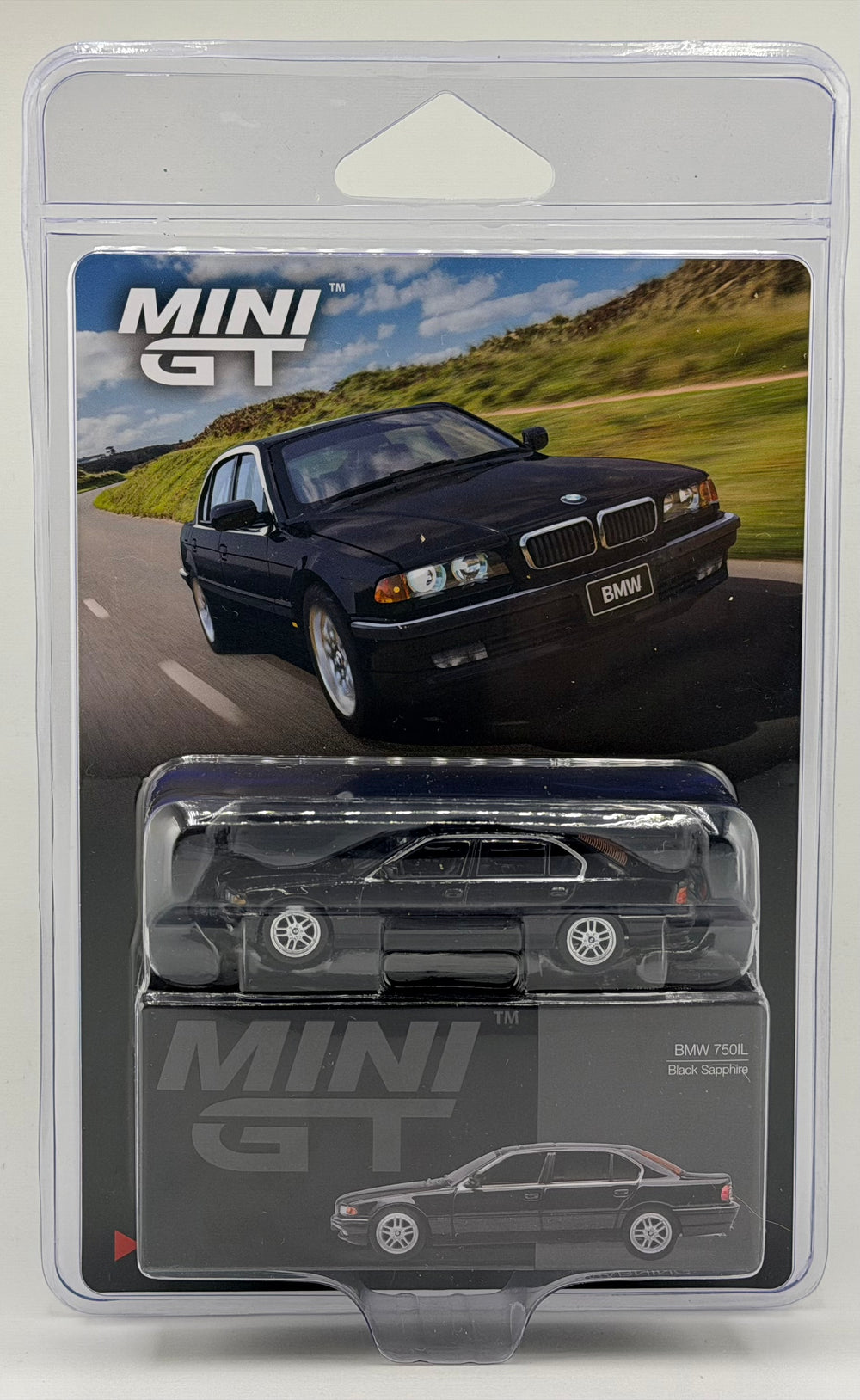 Mini GT 1242 BMW 750IL Black Sapphire | HW Models Ltd