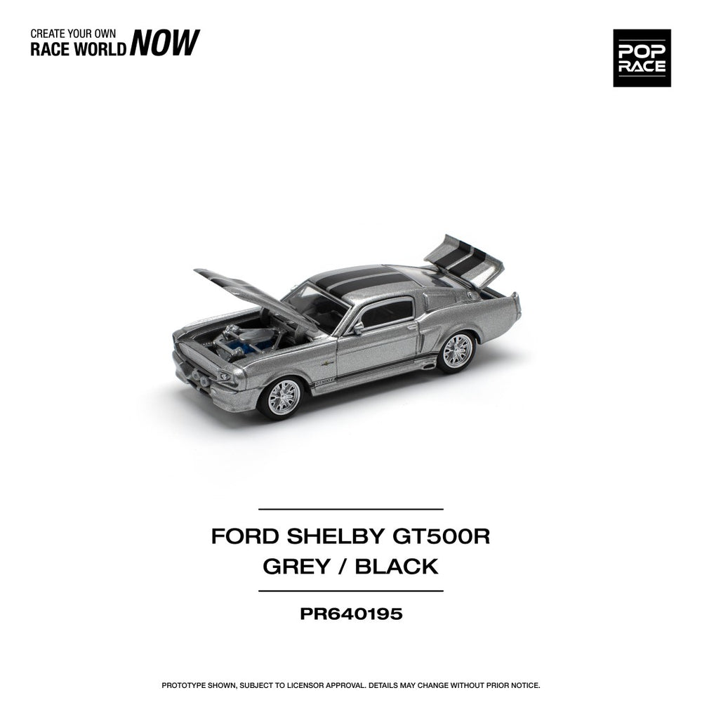 Pop Race 195 Ford Shelby GT500R Grey/Black