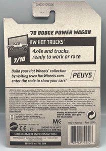 Hot Wheels Zamac '70 Dodge Power Wagon