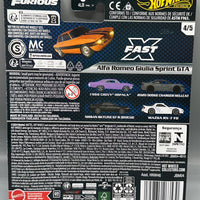 Hot Wheels Fast & Furious Alfa Romeo Giulia Sprint GTA