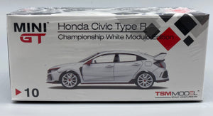 Mini GT 10 Honda Civic Type R Championship White Modulo Edition