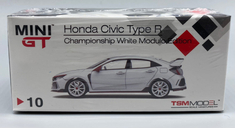 Mini GT 10 Honda Civic Type R Championship White Modulo Edition
