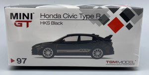 Mini GT 97 Honda Civic Type R HKS Black