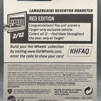 Hot Wheels Target Red Edition Lamborghini Reventon Roadster