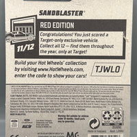 Hot Wheels Target Red Edition Sandblaster