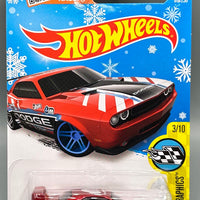 Hot Wheels Snowflake Card Dodge Challenger Drift Car