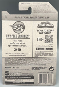 Hot Wheels Snowflake Card Dodge Challenger Drift Car