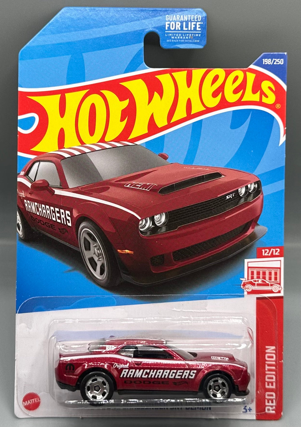 Hot Wheels Target Red Edition '18 Dodge Challenger SRT Demon