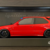 Ignition Model 1:18 Scale Honda Civic Type R (EK9) Red