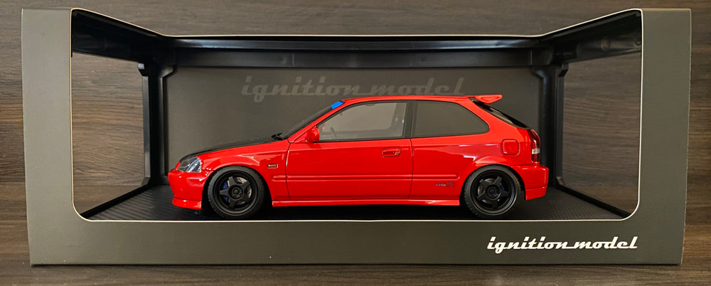 Ignition Model 1:18 Scale Honda Civic Type R (EK9) Red