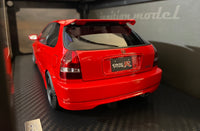 Ignition Model 1:18 Scale Honda Civic Type R (EK9) Red
