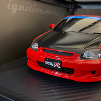 Ignition Model 1:18 Scale Honda Civic Type R (EK9) Red