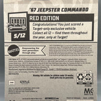 Hot Wheels Target Red Edition '67 Jeepster Commando