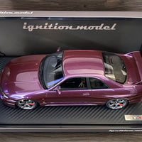 Ignition Model 1:18 Scale Nissan Skyline GT-R (R33) V-spec Midnight Purple