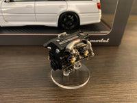 Ignition Model 1:18 Scale Nissan Stagea 260RS (WGNC34) White With Engine Online Exclusive
