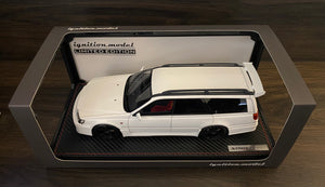 Ignition Model 1:18 Scale Nissan Stagea 260RS (WGNC34) White With Engine Online Exclusive