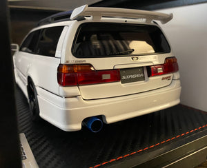 Ignition Model 1:18 Scale Nissan Stagea 260RS (WGNC34) White With Engine Online Exclusive