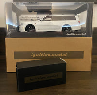 Ignition Model 1:18 Scale Nissan Stagea 260RS (WGNC34) White With Engine Online Exclusive
