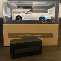 Ignition Model 1:18 Scale Nissan Stagea 260RS (WGNC34) White With Engine Online Exclusive