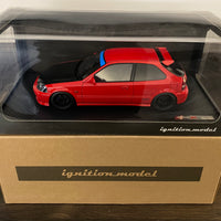 Ignition Model 1:18 Scale Honda Civic Type R (EK9) Red