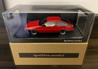 Ignition Model 1:18 Scale Toyota Sprinter Trueno (AE86) 3-Door GTV Red
