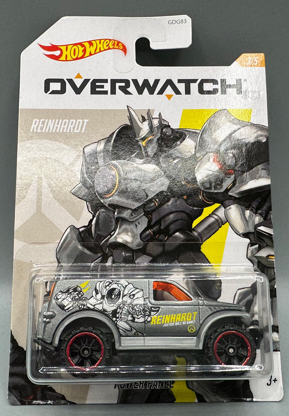 Hot Wheels Overwatch Reinhardt Power Panel