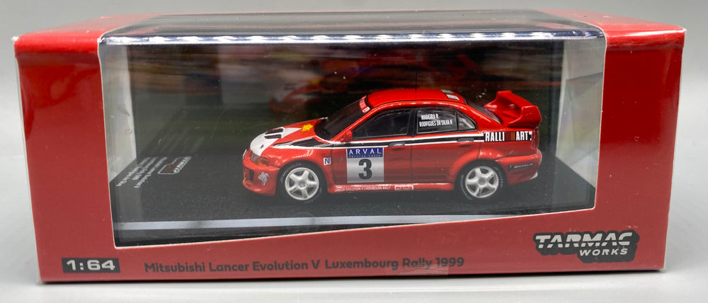 Tarmac Works Mitsubishi Lancer Evolution V Luxembourg Rally 1999