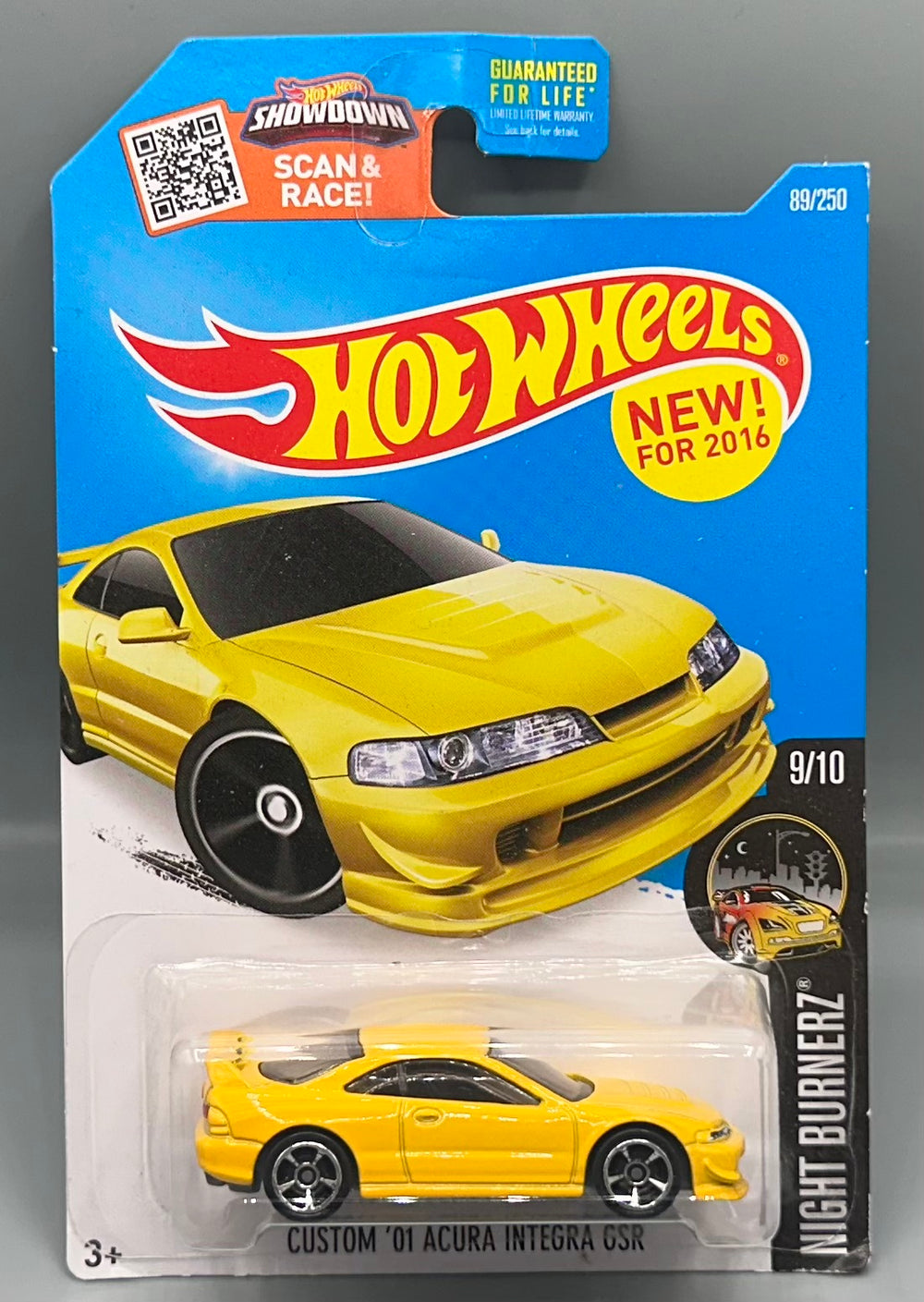 Hot Wheels Custom '01 Acura Integra GSR (Rare Wheel Variation)