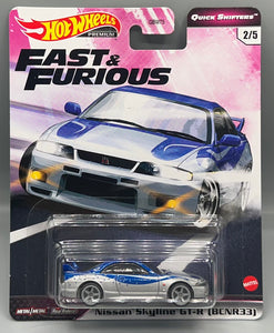 Hot Wheels Fast & Furious Quick Shifters Nissan Skyline GTR (BCNR33)