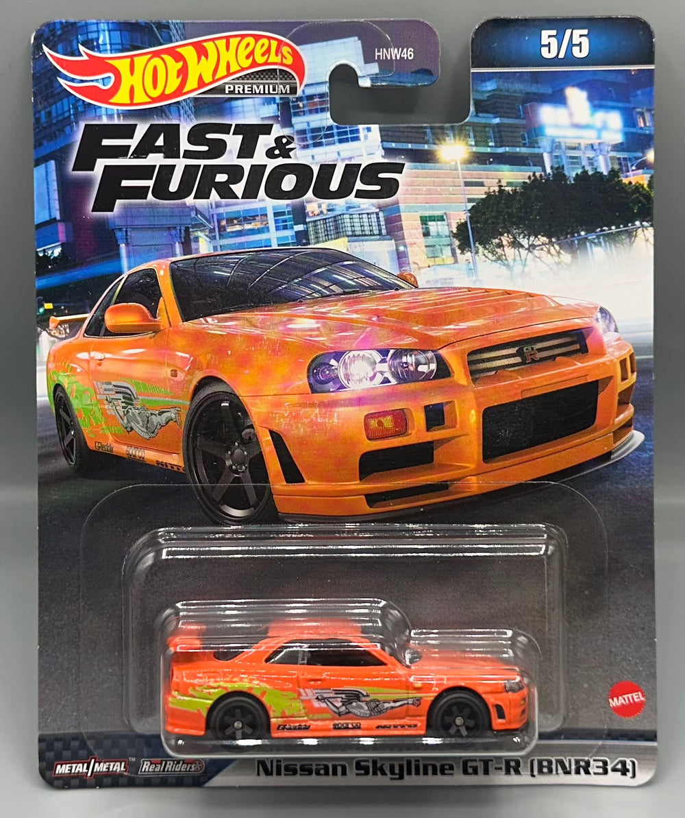 Hot Wheels Fast & Furious Nissan Skyline GT-R (R34)