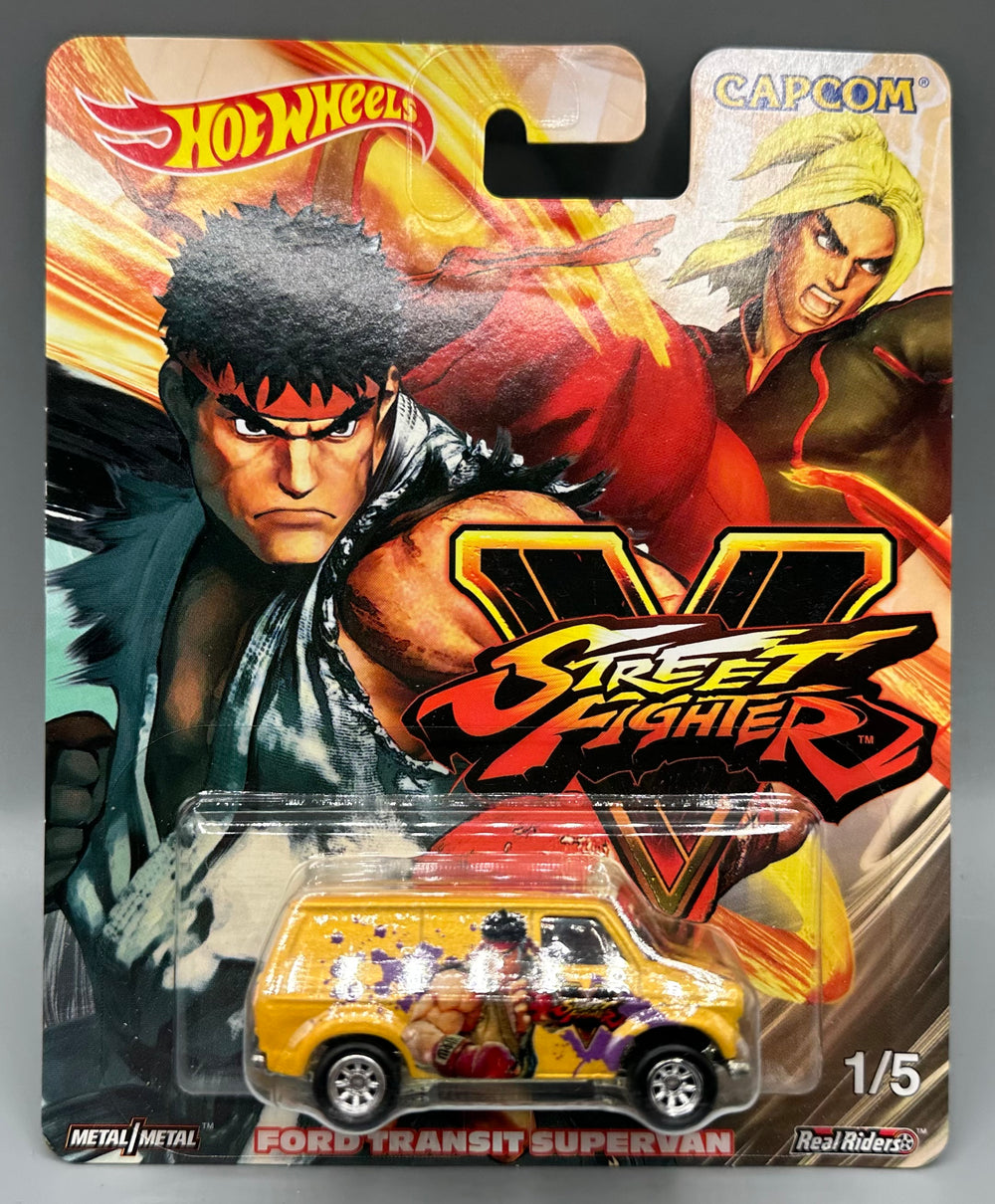 Hot Wheels Street Fighter V Ford Transit Supervan