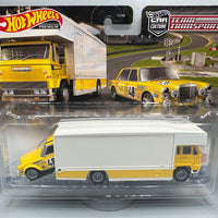 Hot Wheels Team Transport Mercedes Benz 300 SEL 6.8 AMG & Fleet Flyer