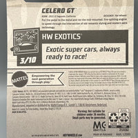 Hot Wheels Celus GT Factory Sealed