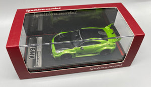 Ignition Model 1:64 Liberty Walk LB Works Nissan 35GT RR Green Metallic