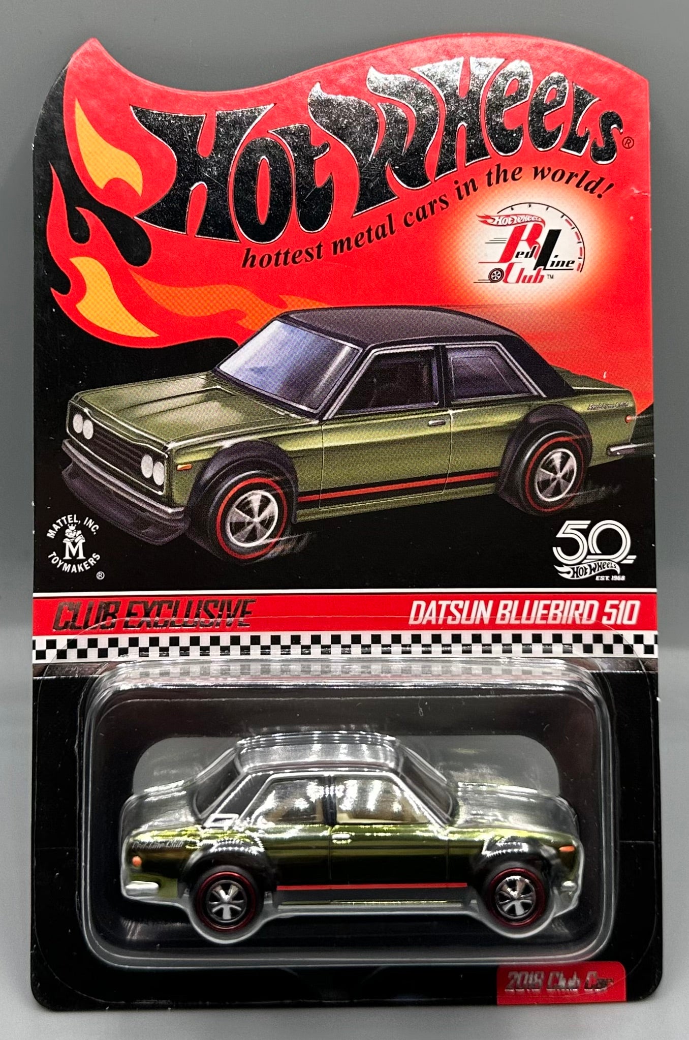 Hot Wheels Red Line Club Exclusive Datsun Bluebird 510 HW Models Ltd