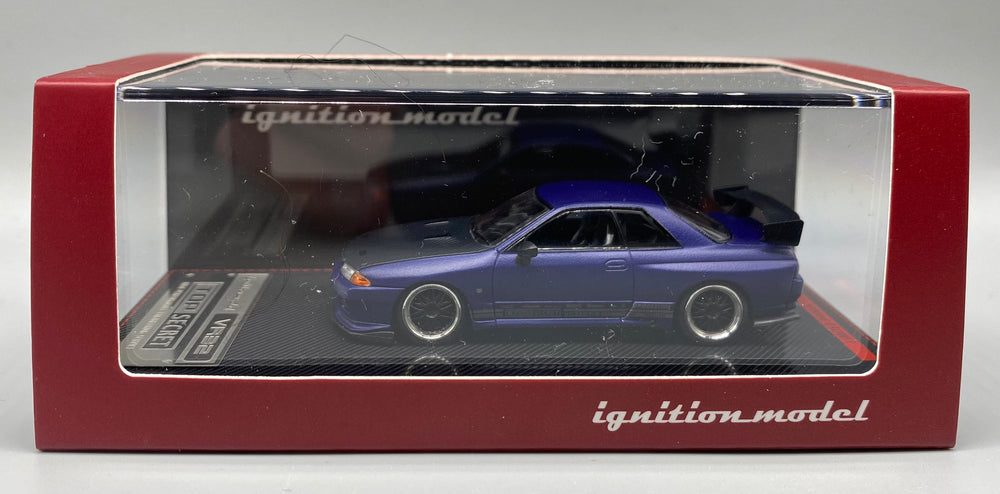 Ignition Model 1:64 Nissan Skyline Top secret GT-R (Vr32) Matte Purple Metallic