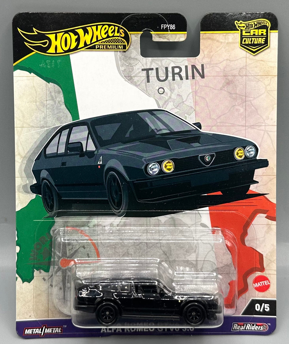 Hot Wheels World Tour Alfa Romeo GTV6 3.0 Chase Car