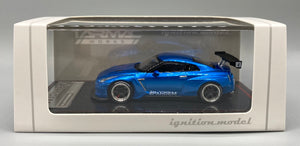 Ignition Model 1:64 X Tarmac Works 1/64 Pandem R35 GT-R Blue Metallic