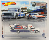 Hot Wheels Team Transport '72 Plymouth Cuda FC & Retro Rig
