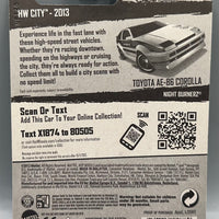 Hot Wheels Toyota AE-86 Corolla